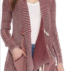 “Washed out” cardigan